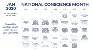 January Conscience Month Guide