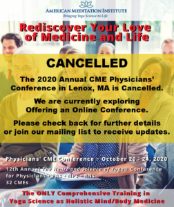 CME Conference cancelled