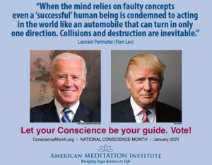 Let your Conscience be your guide. Vote!