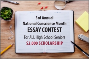 National Conscience Month Essay Scholarship 2022