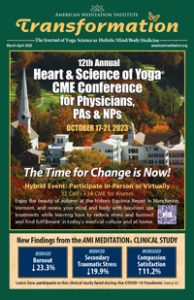 Mar/Apr 2023 Transformation American Meditation Institute