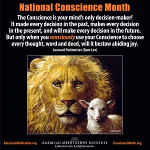 National Conscience Month - A Call to Humanity