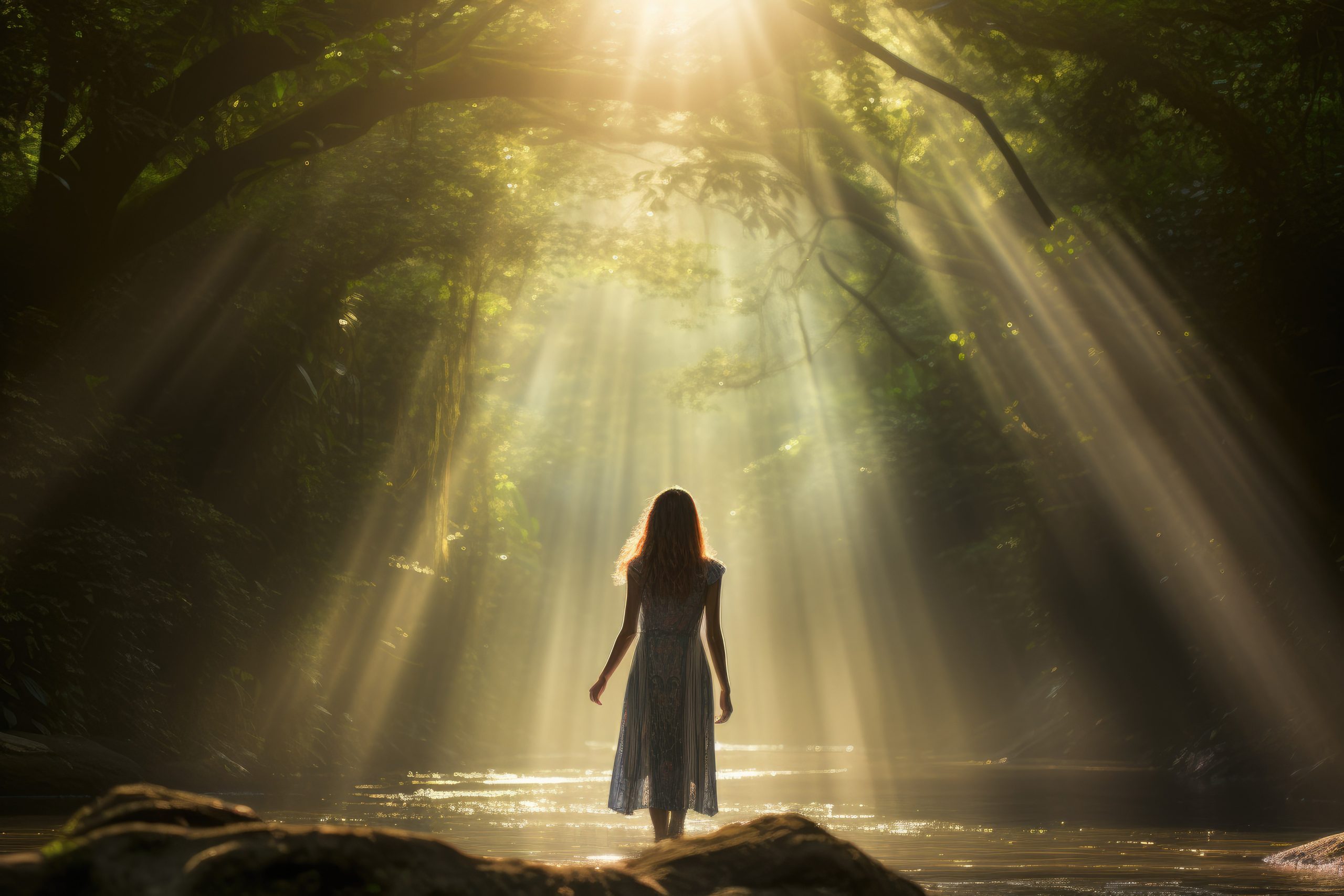 Woman in Sunlight On Spirituality