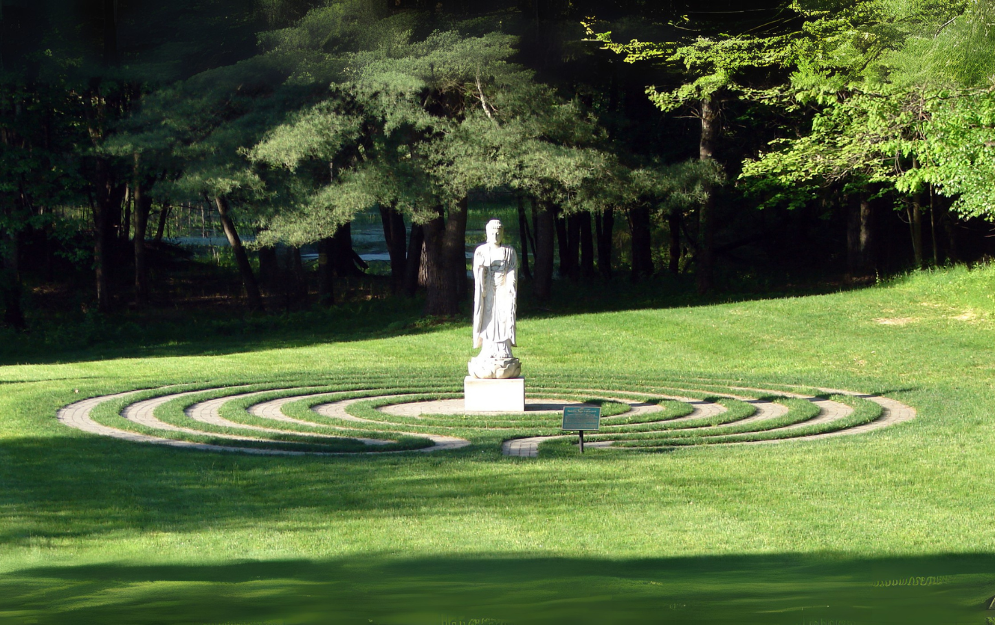 Buddhi Labyrinth at The American Meditation Institute
